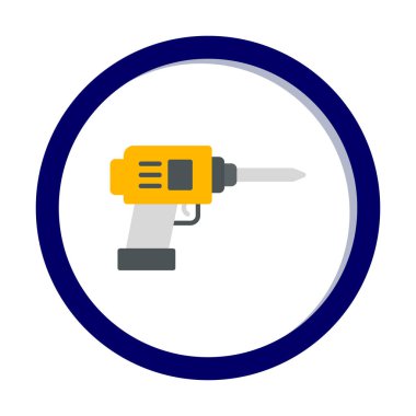 izole aracı simge vektör çizim tasarım matkap