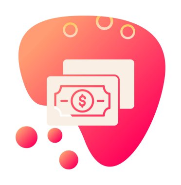 para düz simgesi, vektör illüstrasyonu