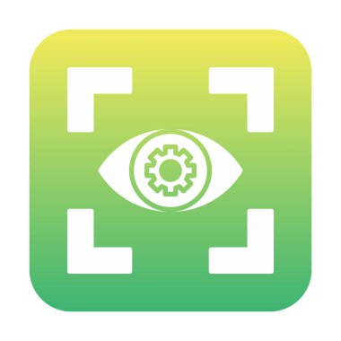 Göz vektör ikonu tasarım şablonu. Görüş konsepti                   