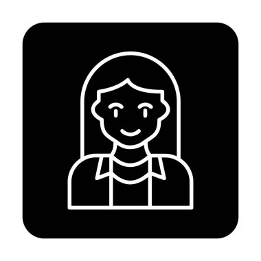 vektör kadın turist avatar karakteri 