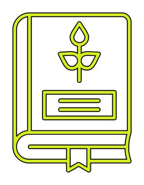 Tarım Kitabı. Web simgesi basit illüstrasyon 