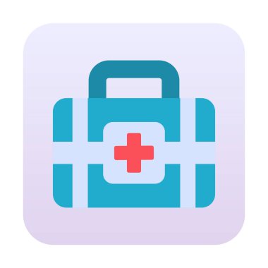 İlk yardım kiti vektör illüstrasyonu