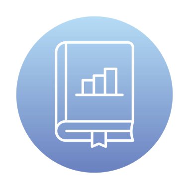 Çizelge simgesi, vektör illüstrasyonu   