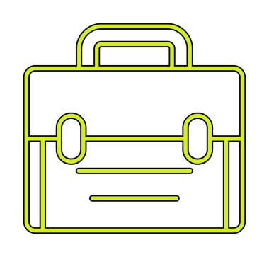 evrak çantası simgesi vektör illüstrasyon tasarımı