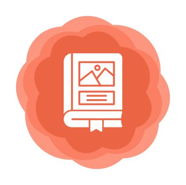 Fotoğraf Albümü vektör simgesi modern vektör illüstrasyonu