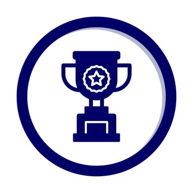 kupa simgesi, vektör çizimi