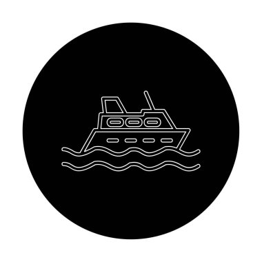 Gezinti. Web simgesi basit illüstrasyon 