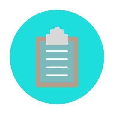 İşaretleme simgesine sahip basit bir pano, özet tasarımı