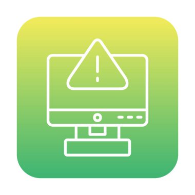 Hata imza simgesi vektör illüstrasyonu