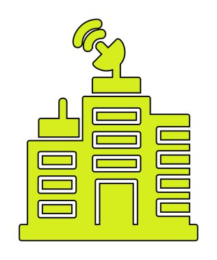 Basit Ağ Oluşturma simgesi, vektör çizimi