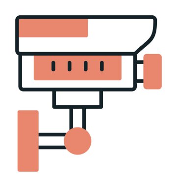 ccTV kamerasının vektör illüstrasyonu 