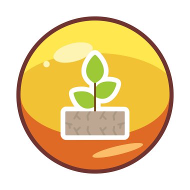 filizlenme simgesi, vektör illüstrasyonu  