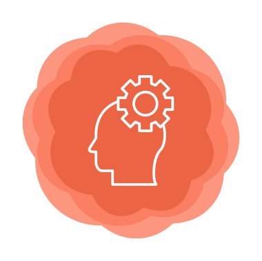 Yaratıcı süreç simgesi, vektör illüstrasyonu                       