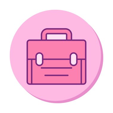 evrak çantası simgesi vektör illüstrasyon tasarımı