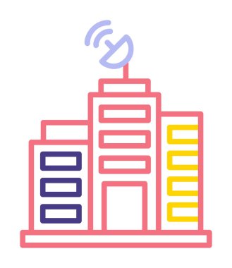 Basit Ağ Oluşturma simgesi, vektör çizimi