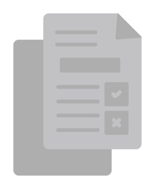 belgelerin vektör çizimi simgesi  