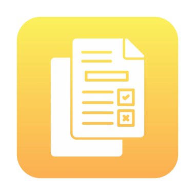 belgelerin vektör çizimi simgesi  