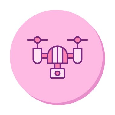 İHA simgesi, vektör illüstrasyonu  