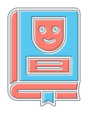 Çizgi Roman simgesi, vektör illüstrasyonu  