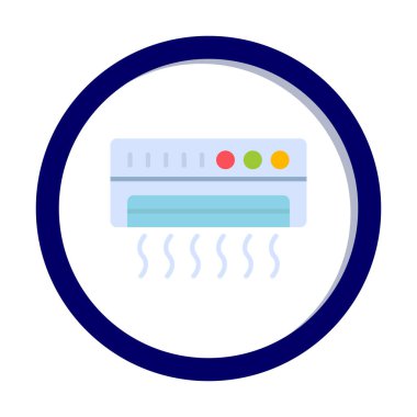 Klima ikonu vektör illüstrasyonu