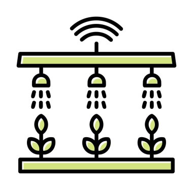 Akıllı Çiftlik. Web simgesi basit illüstrasyon 