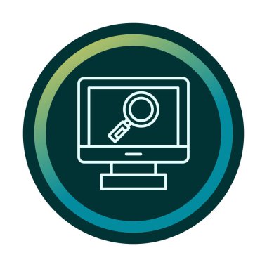 Büyütücü Cam Hat Simgesi