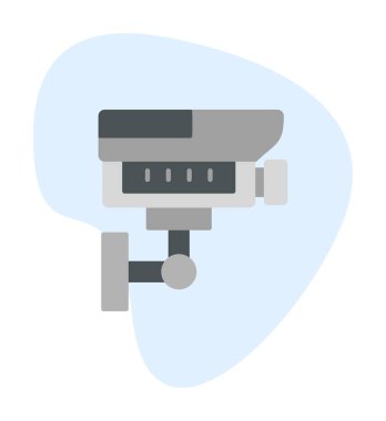 ccTV kamerasının vektör illüstrasyonu 