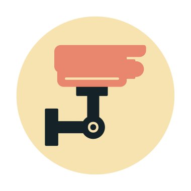 ccTV kamerasının vektör illüstrasyonu 