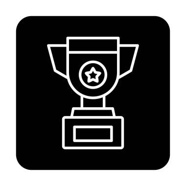 kupa simgesi, vektör çizimi