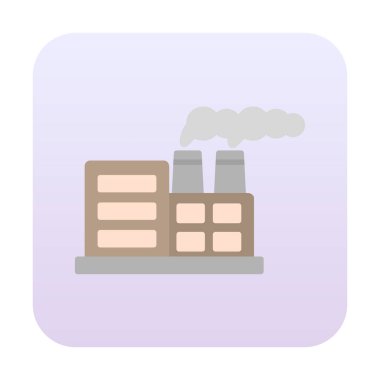 Nükleer santral ikon vektörü. İnce çizgi işareti. izole edilmiş sınır sembolü çizimi