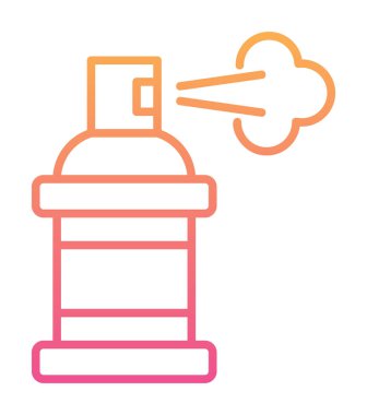 Boya spreyi simgesi, vektör illüstrasyonu 