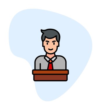 ana bilgisayar simgesi vektör çizimi