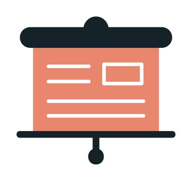 Sunu kurulu simge vektör çizim