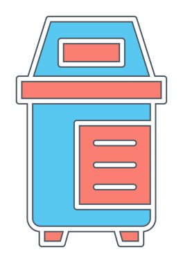 Bağış Kutusu vektör simgesi