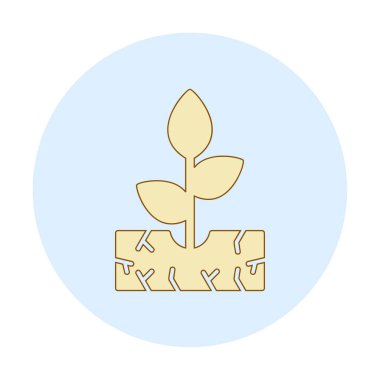 filizlenme simgesi, vektör illüstrasyonu  