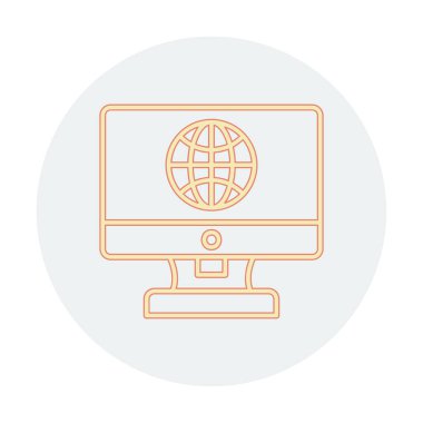 Internet bağlantısı simgesini vektör çizim