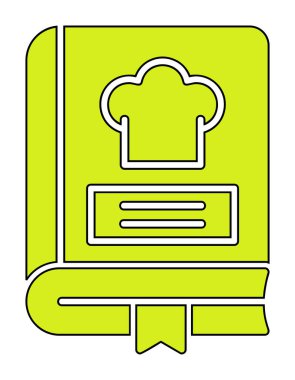 Tarif Defteri Simgesi - Tek Simge, Vektör