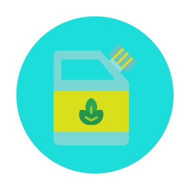 Modern Eko Yakıt simgesinin vektör çizimi                     