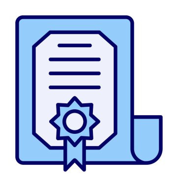  Basit sertifika vektör illüstrasyon tasarımı