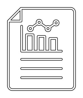 çubuk çizelgesi vektör illüstrasyonu