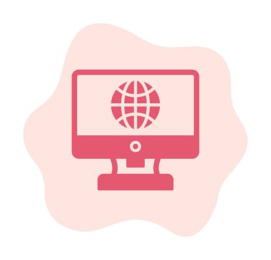 Internet bağlantısı simgesini vektör çizim