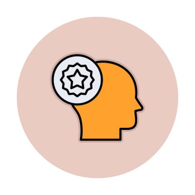 En sevdiğim kullanıcı simge vektör çizim