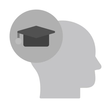 Simge, vektör illüstrasyon tasarımı öğreniliyor                  