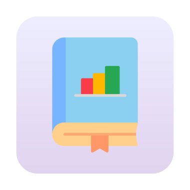 Çizelge simgesi, vektör illüstrasyonu   