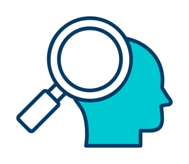 araştırma simgesi, vektör illüstrasyonu