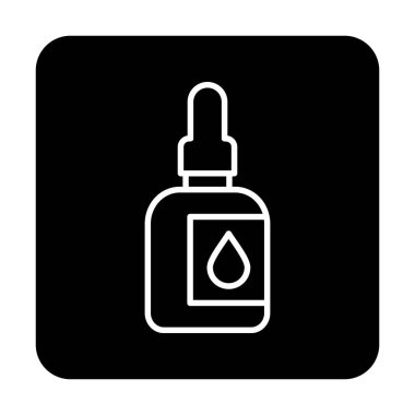 Ağız Aşısı Web simgesi, vektör illüstrasyonu