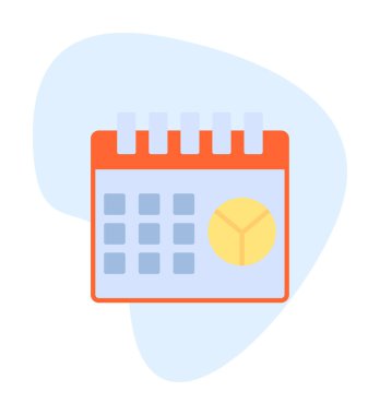 Barış Günü takvim sayfası simgesi, vektör illüstrasyonu