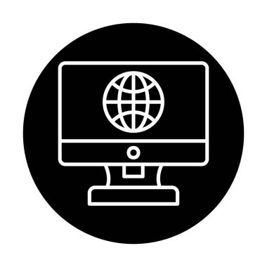 Internet bağlantısı simgesini vektör çizim