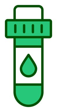 Kan Test Ağı simgesi, vektör illüstrasyonu