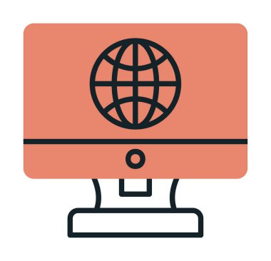 Internet bağlantısı simgesini vektör çizim